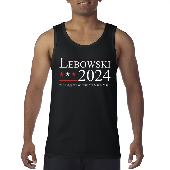 Funny Political Name Lebowski Political Election Vote 2024 Tank Top