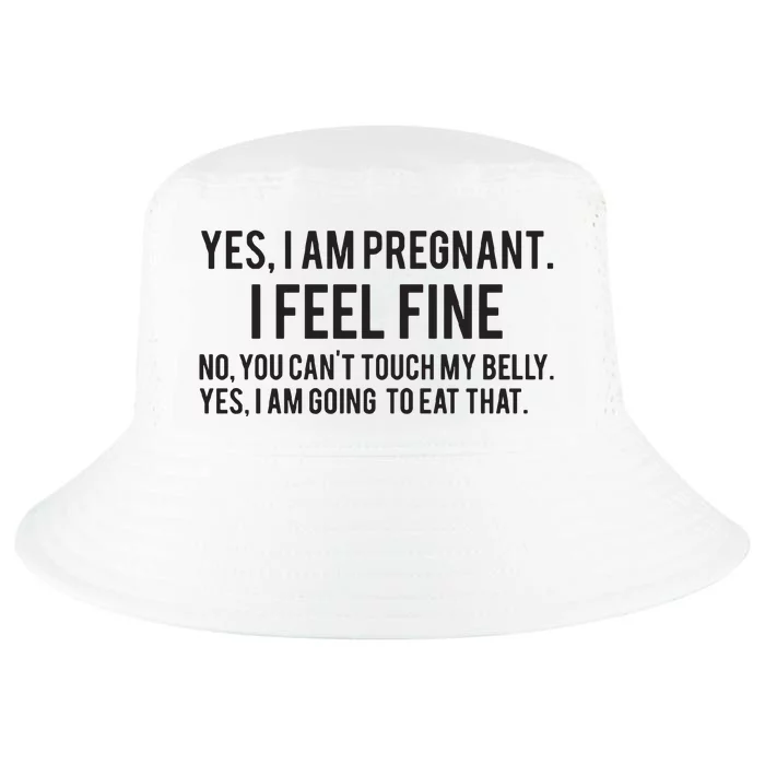 Funny Pregnancy New Mom To Be Gift Cool Comfort Performance Bucket Hat