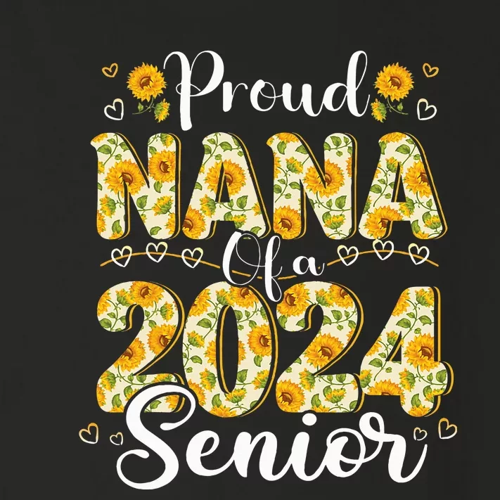 Funny Proud Nana Of A 2024 Graduate Class of 24 Toddler Long Sleeve Shirt