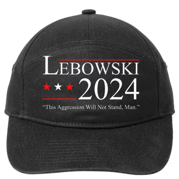 Funny Political Name Lebowski Political Election Vote 2024 7-Panel Snapback Hat