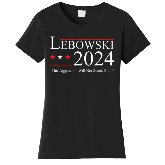 Funny Political Name Lebowski Political Election Vote 2024 Women's T-Shirt