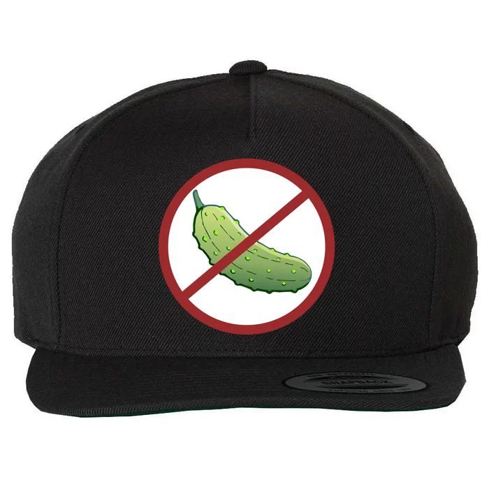 Fun Pickleball, No Pickle, Pickleball For Life Wool Snapback Cap