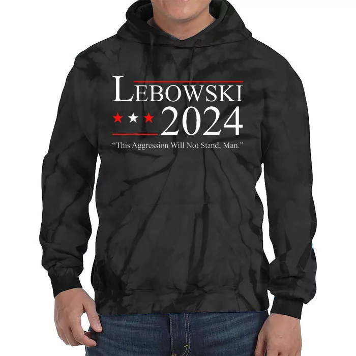 Funny Political Name Lebowski Political Election Vote 2024 Tie Dye Hoodie