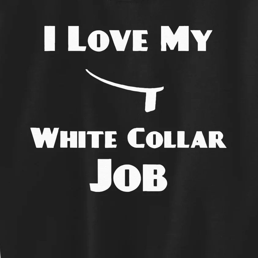 Funny Priest Ordination I Love My White Collar Job Kids Sweatshirt