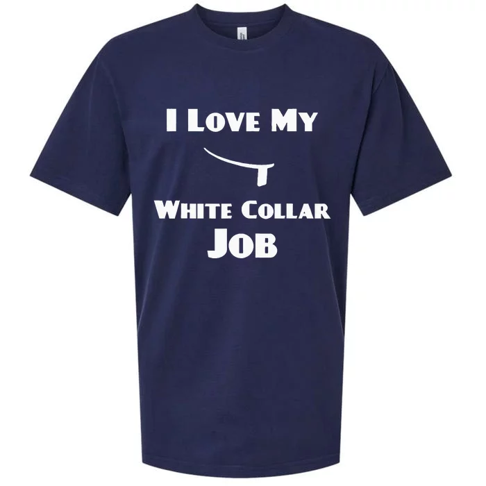 Funny Priest Ordination I Love My White Collar Job Sueded Cloud Jersey T-Shirt