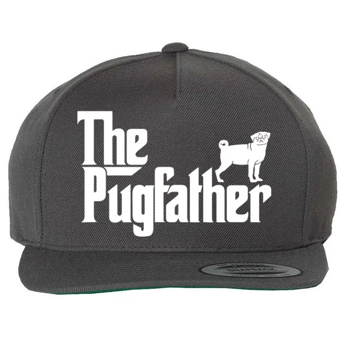 Funny Pug Owner Shirts The Pugfather Pug Father Gift Wool Snapback Cap