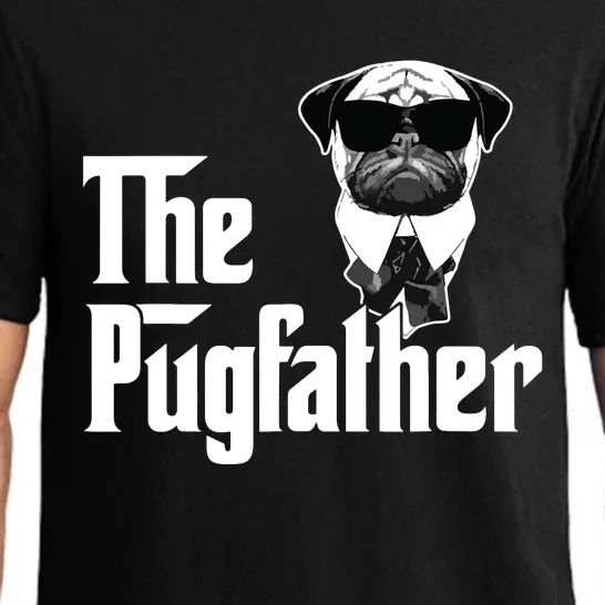 Funny Pug Owner The Pugfather Father Gift Dog Lovers Owner Pajama Set