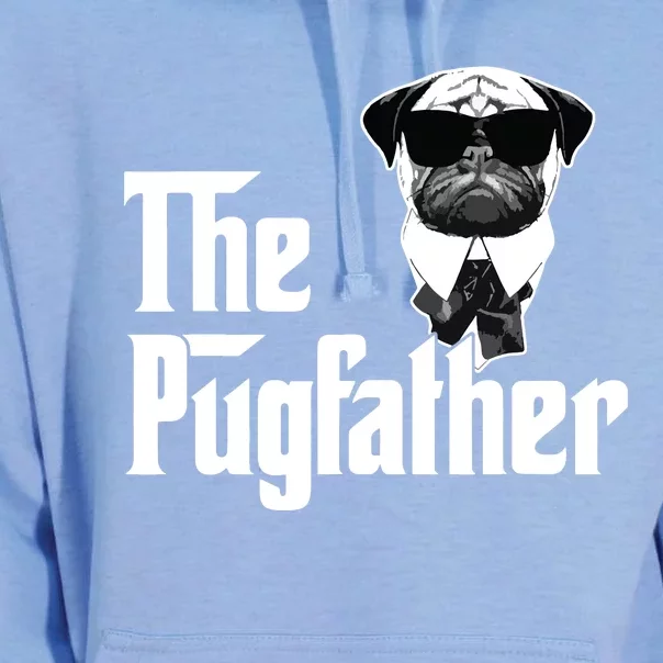 Funny Pug Owner The Pugfather Father Gift Dog Lovers Owner Unisex Surf Hoodie