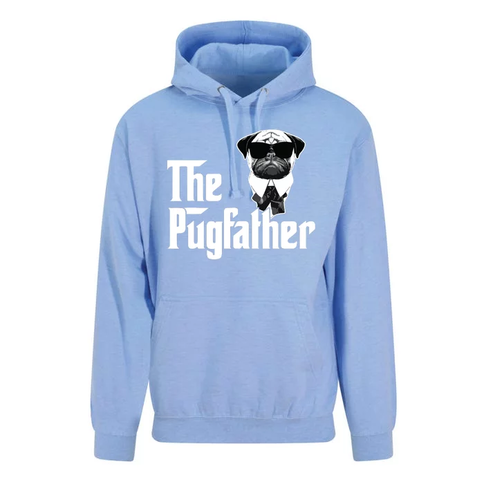 Funny Pug Owner The Pugfather Father Gift Dog Lovers Owner Unisex Surf Hoodie