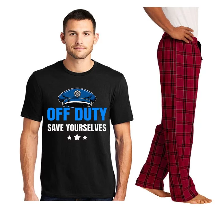 Funny Police Officer Policeman Cop Gift Pajama Set