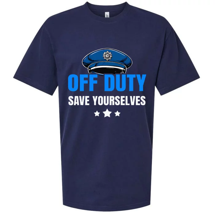 Funny Police Officer Policeman Cop Gift Sueded Cloud Jersey T-Shirt