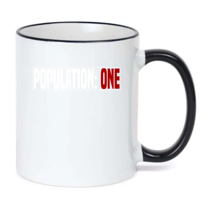 Funny Population One Vr Black Color Changing Mug