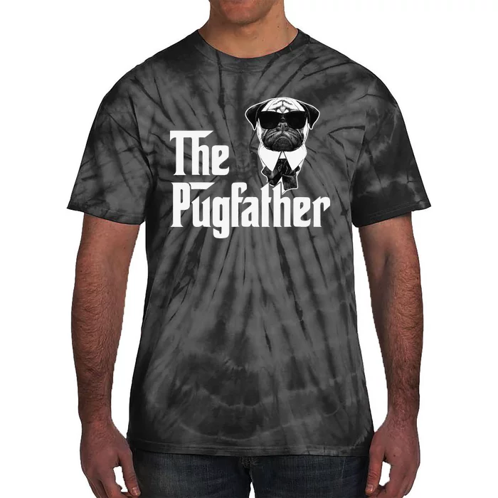 Funny Pug Owner The Pugfather Father Gift Dog Lovers Owner Tie-Dye T-Shirt