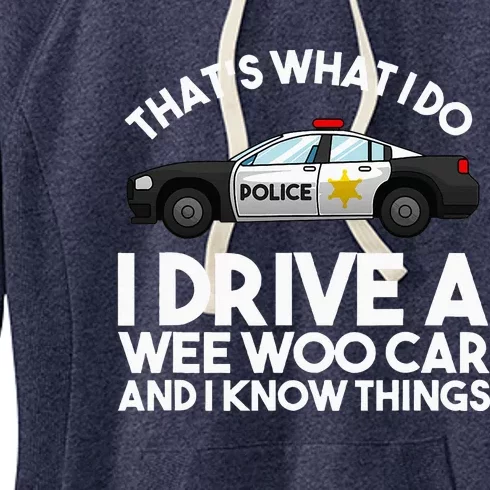 Funny Police Officer Gift For Cop Law Enforcet Women's Fleece Hoodie