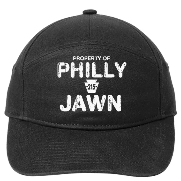 Funny Property of Philly Jawn  Philadelphia Fan Gifts 7-Panel Snapback Hat