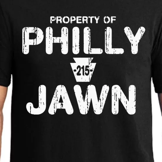 Funny Property of Philly Jawn  Philadelphia Fan Gifts Pajama Set