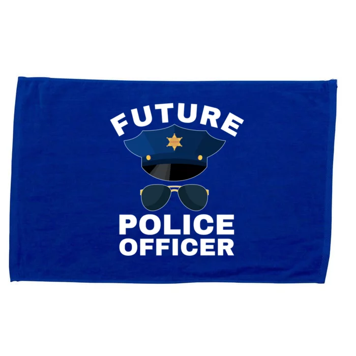 Future Police Officer Law Enforcet Proud Cop Dad Meaningful Gift Microfiber Hand Towel