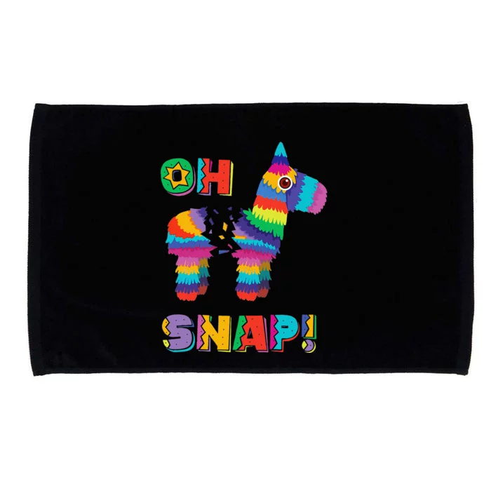 Funny Pinata OH SNAP Cinco De Mayo Mexican Party Tee Microfiber Hand Towel