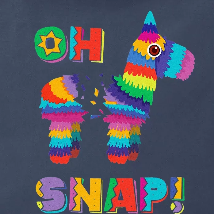 Funny Pinata OH SNAP Cinco De Mayo Mexican Party Tee Zip Tote Bag