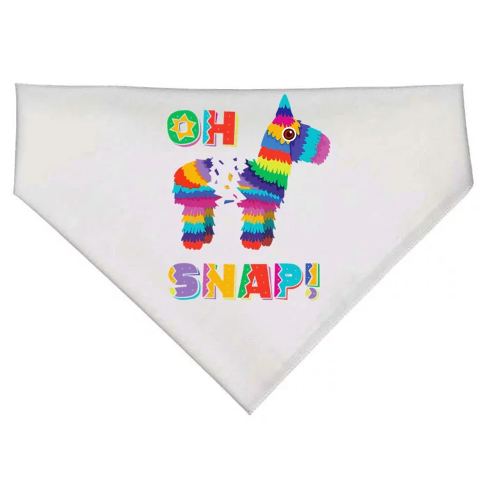 Funny Pinata OH SNAP Cinco De Mayo Mexican Party Tee USA-Made Doggie Bandana