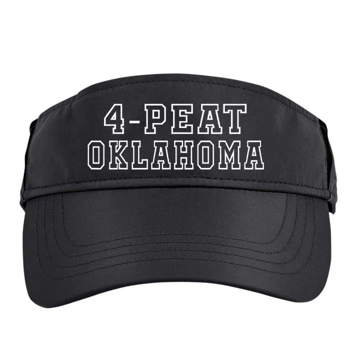 Four Peat Oklahoma Adult Drive Performance Visor