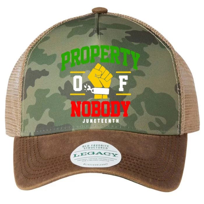 Funny Property Of Nobody Juneteenth 1865 Legacy Tie Dye Trucker Hat