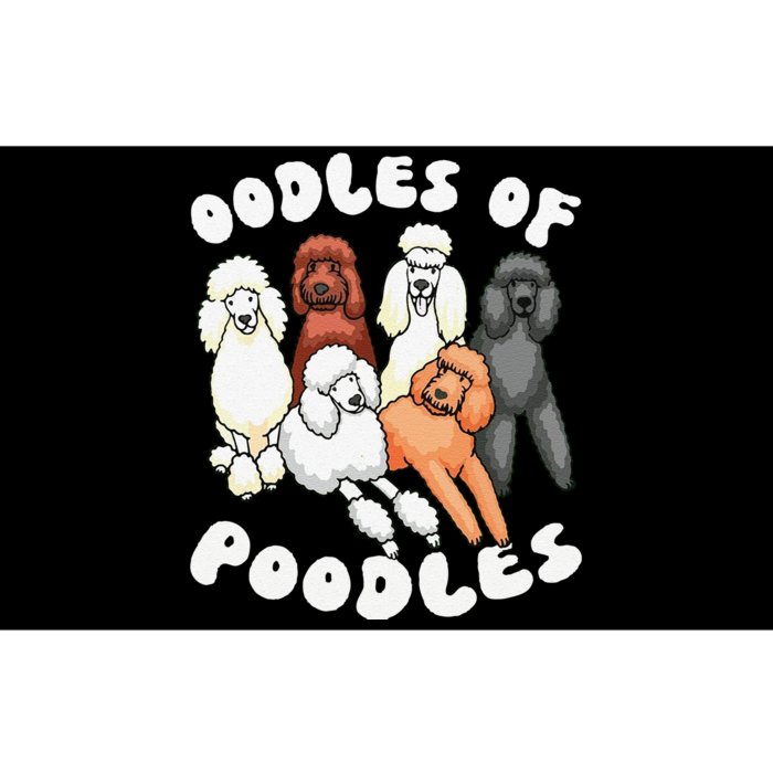 Funny Poodle Oodles Of Poodles Poodle Lover Bumper Sticker