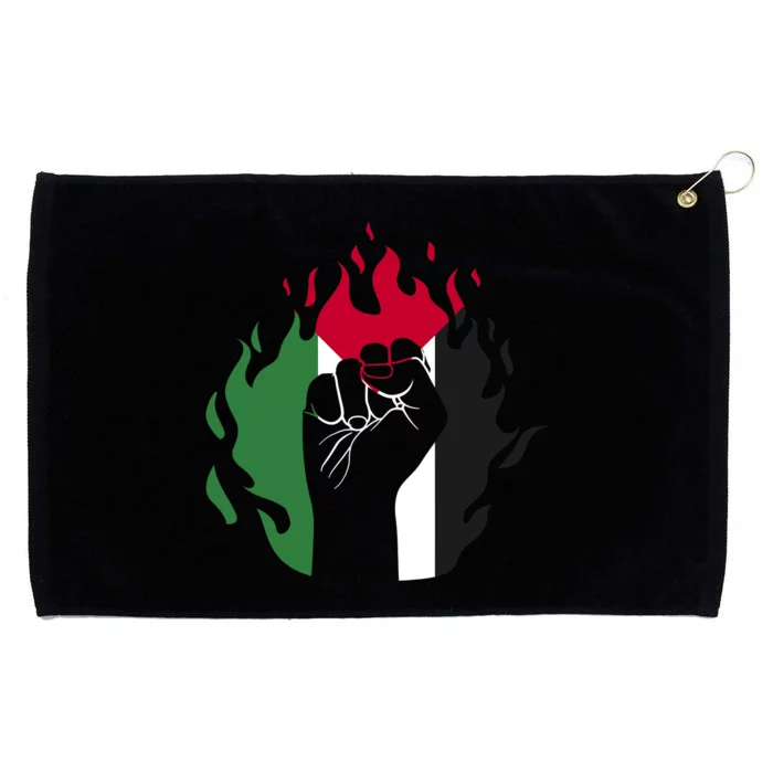 Free Palestine Palestine Flag Grommeted Golf Towel