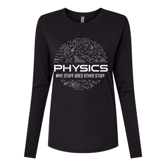 Funny Physics Physics Science Physicist Physics Humor Womens Cotton Relaxed Long Sleeve T-Shirt