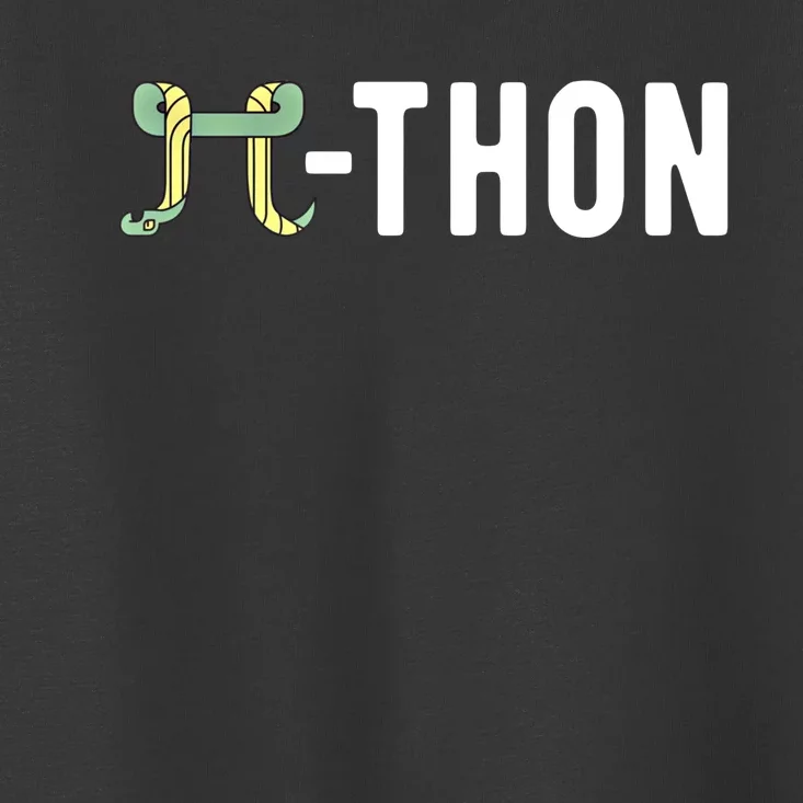 Funny Python Pi Math Teacher Snake Python Pithon Pi Symbol Gift Toddler T-Shirt