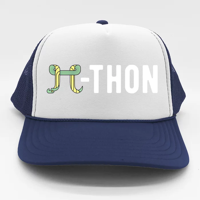 Funny Python Pi Math Teacher Snake Python Pithon Pi Symbol Gift Trucker Hat