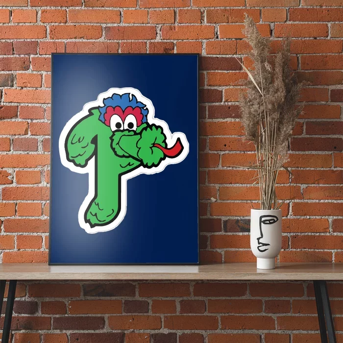 Funny Phanatic P Baseball Championship Poster