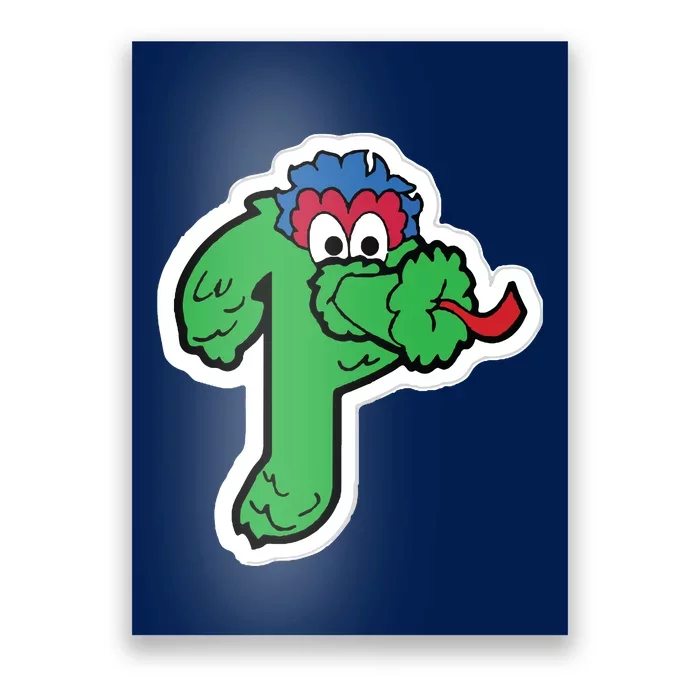 Funny Phanatic P Baseball Championship Poster