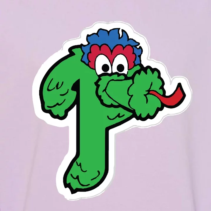 Funny Phanatic P Baseball Championship Garment-Dyed Sweatshirt