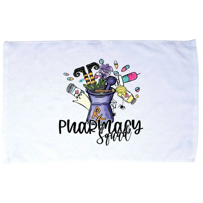 Funny Pharmacy Pharmacist Squad Witch Halloween Costume Microfiber Hand Towel