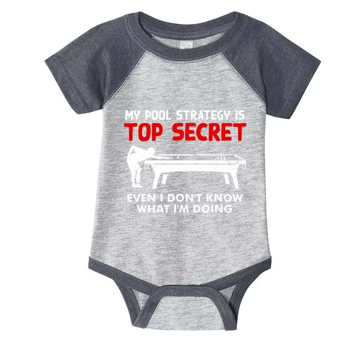 Funny Pool Player Billiards Gift Infant Baby Jersey Bodysuit