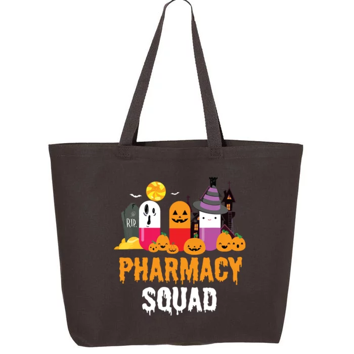 Funny Pills Pharmacist Costume Halloween Pharmacy Squad 25L Jumbo Tote