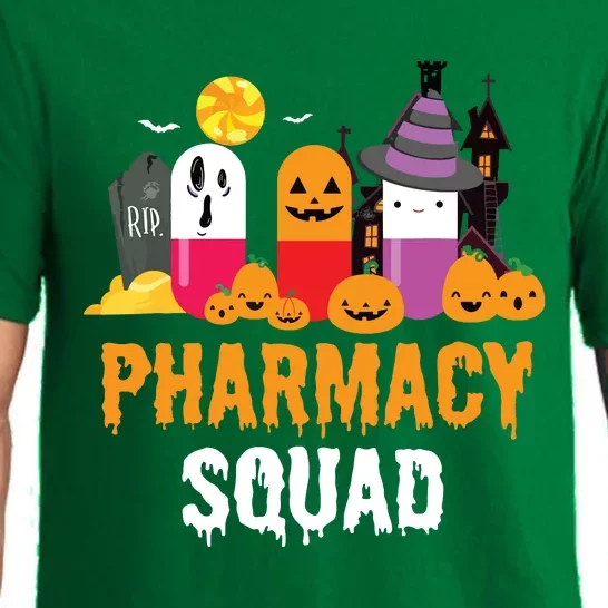 Funny Pills Pharmacist Costume Halloween Pharmacy Squad Pajama Set