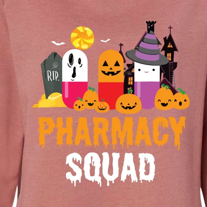 Funny Pills Pharmacist Costume Halloween Pharmacy Squad Womens California Wash Sweatshirt