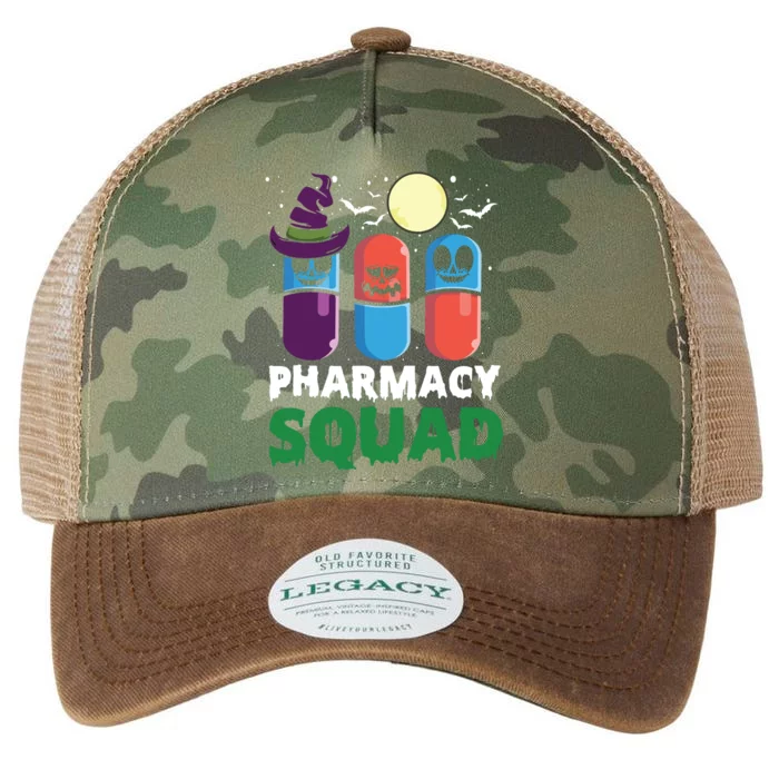 Funny Pills Pharmacist Costume Halloween Pharmacy Squad Legacy Tie Dye Trucker Hat