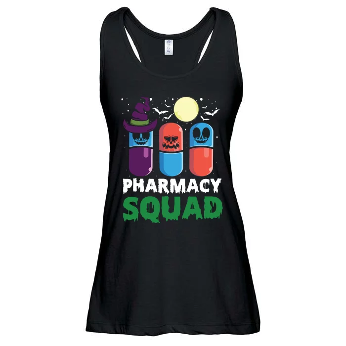 Funny Pills Pharmacist Costume Halloween Pharmacy Squad Ladies Essential Flowy Tank