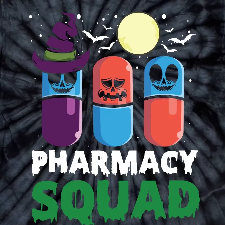 Funny Pills Pharmacist Costume Halloween Pharmacy Squad Tie-Dye T-Shirt