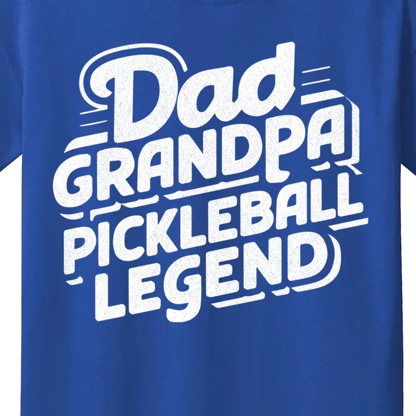 Funny Pickleball Player Cool Dad Grandpa Pickleball Legend Cute Gift Kids T-Shirt