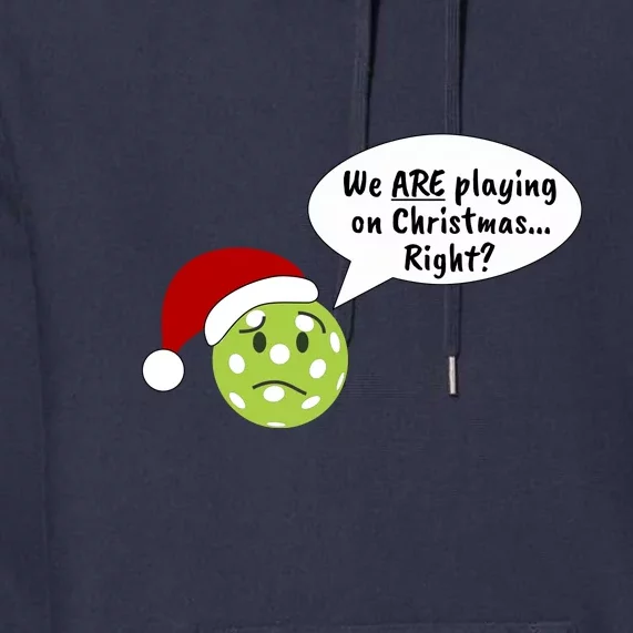 Fun Pickleball | Pickleball Christmas | Pickleball Holiday | Great Pickleball Premium Hoodie