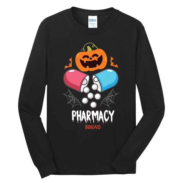 Funny Pills Pharmacy Pharmacist Squad Halloween Costume Tall Long Sleeve T-Shirt