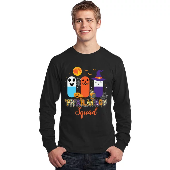 Funny Pills Pharmacy Pharmacist Squad Halloween Costume Tall Long Sleeve T-Shirt