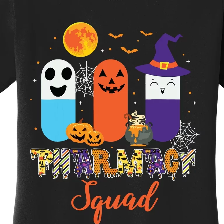 Funny Pills Pharmacy Pharmacist Squad Halloween Costume Women's T-Shirt