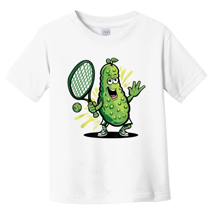 Funny Pickleball Player Paddleball Lover Gift Toddler T-Shirt