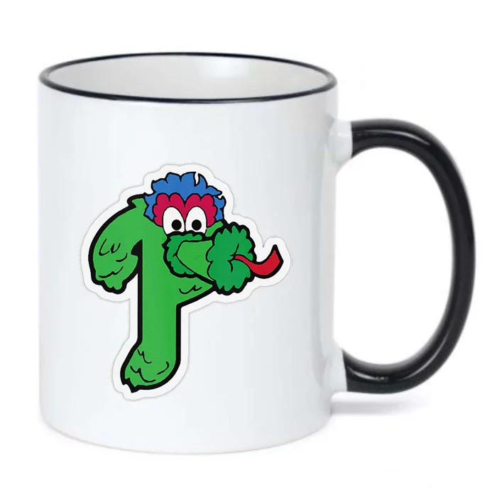 Funny Phanatic P Baseball Championship Black Color Changing Mug