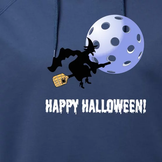 Fun Pickleball | Pickleball Halloween | Halloween Gift | Great Pickleball Performance Fleece Hoodie